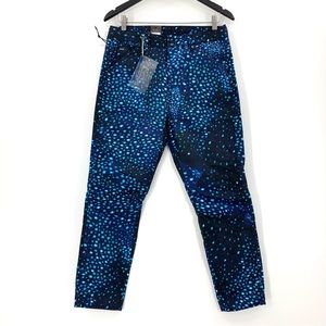 G-Star Elwood NWT Whale Shark Print 3D Mid Rise Boyfriend Fit Canvas Jeans, 29